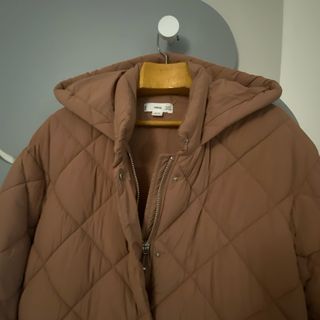 Abrigo acolchado Mango rosa