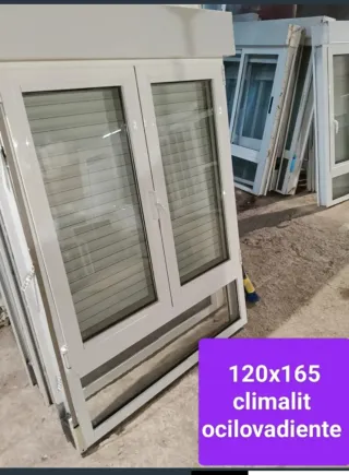 Ventana aluminio 120x165 Climalit