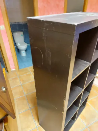 Estantería Cubos Ikea Marrón Oscuro