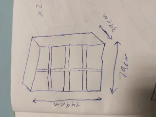 Estantería Cubos Ikea Marrón Oscuro