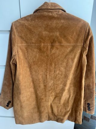 Chaqueta Stradivarius Piel Ante Marrón