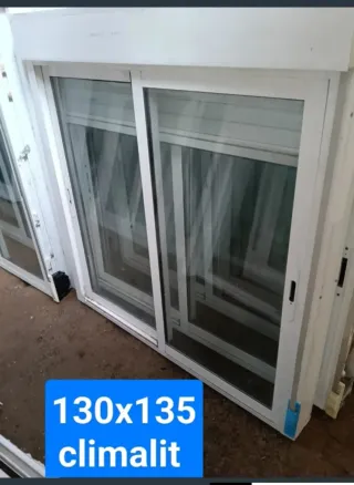 Ventana corredera aluminio Climalit 130x135