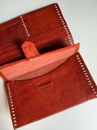 Cartera de piel marroquí nueva a estrenar