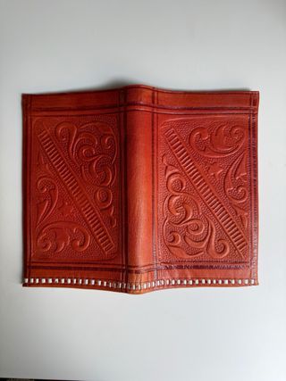 Cartera de piel marroquí nueva a estrenar