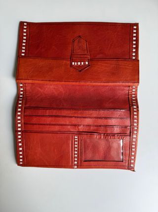 Cartera de piel marroquí nueva a estrenar