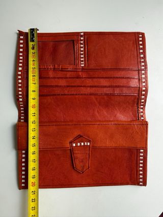 Cartera de piel marroquí nueva a estrenar