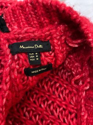 Sweater Massimo Dutti Rojo
