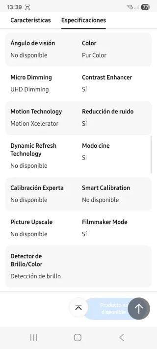 TV 4K Samsung 50 Pulgadas