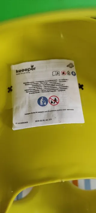 Reductor WC Infantil Amarillo Vaca