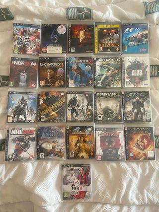 Lote 21 Videojuegos PS3