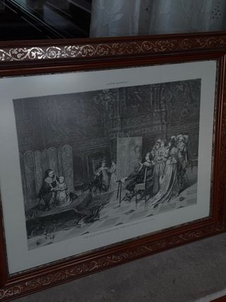 Dos grabados obras clásicas 70x52