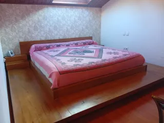 Cama diseño madera maciza