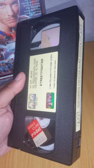 VHS Street Fighter (Videoclub) (van damme)
