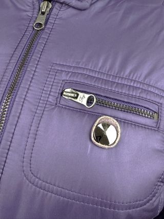 Giacca Fay Donna M Viola Biker Imbottita