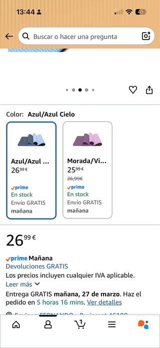 Esterilla Yoga/Pilates ****Como nueva