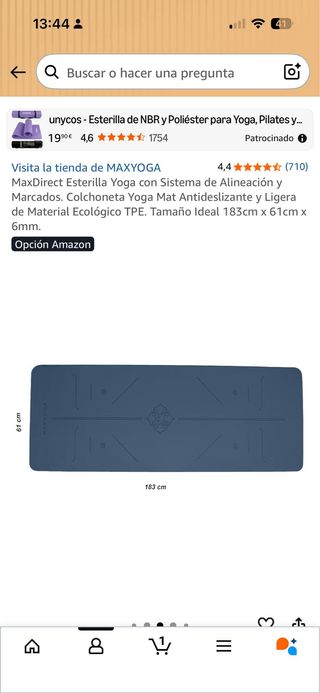 Esterilla Yoga/Pilates ****Como nueva