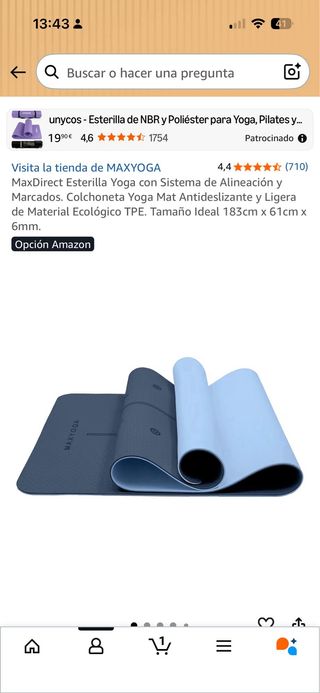 Esterilla Yoga/Pilates ****Como nueva