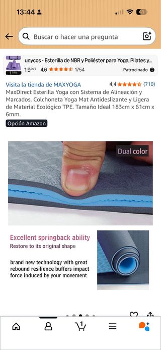 Esterilla Yoga/Pilates ****Como nueva