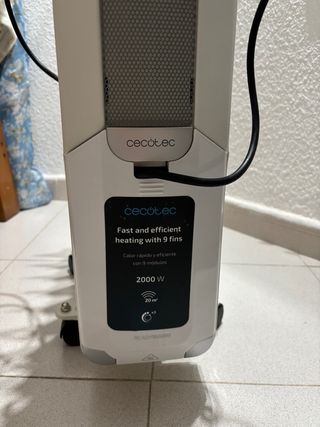 Cecotec Radiador de Aceite Eléctrico 2000W