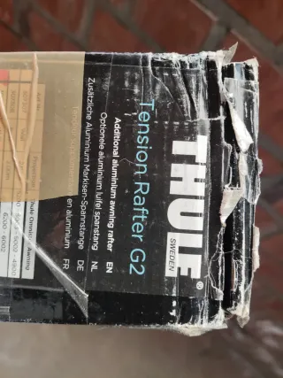 Barra Thule G2 central o lateral toldo antiviento