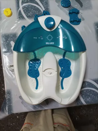 Masajeador de pies con burbujas