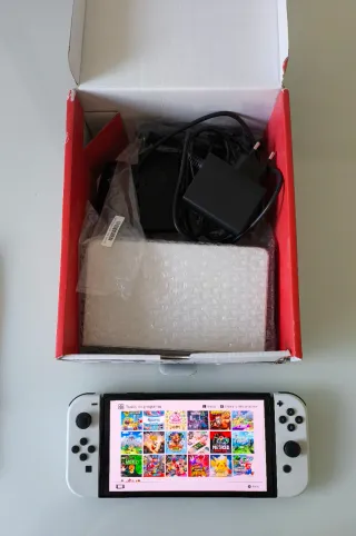 Nintendo Switch OLED + 128gb + Juegos