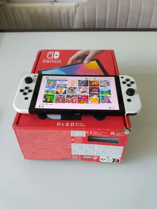 Nintendo Switch OLED + 128gb + Juegos