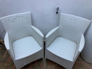 2 Sillones Jardín con cojines