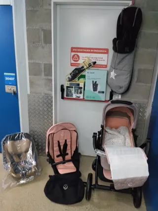 Carrito Jane Muum Pro2 3 Piezas + Accesorios