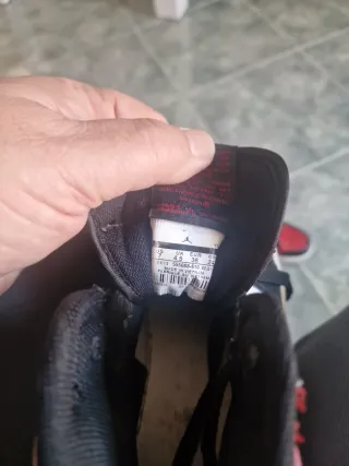 Nike Air Jordan 1 Talla 38 Rojas Negras y Blancas