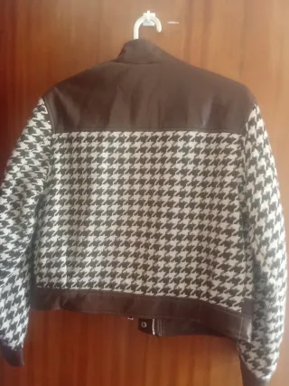 Chaqueta Puri Piel y Paño
