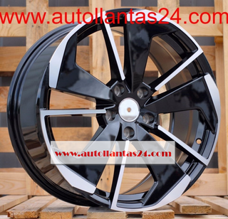 8813 JUEGO DE 4 LLANTAS SKODA BLACK METAL