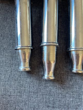 Patas IKEA Godmorgon Metal Plateadas (4uds)