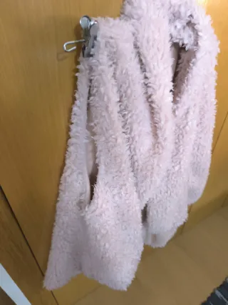 Chaleco borreguito rosa palo Talla L