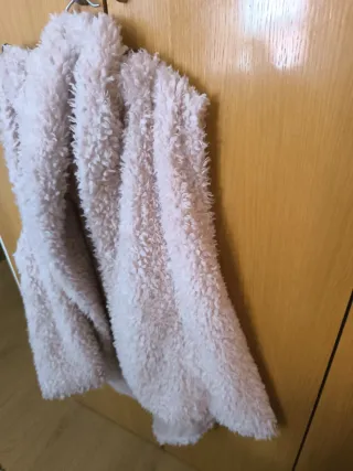 Chaleco borreguito rosa palo Talla L