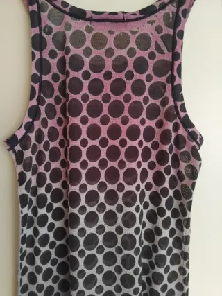 Camiseta Custo Barcelona Lunares Rosa y Negro