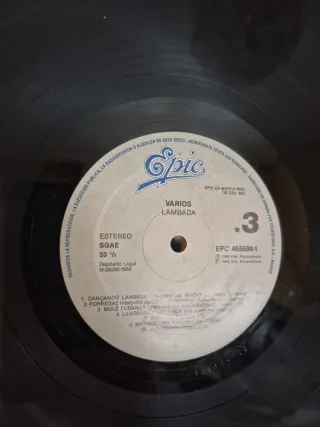 Vinilo Lambada Kaoma