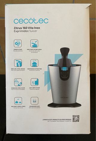 Exprimidor Cecotec Citrus 160 Vita Inox