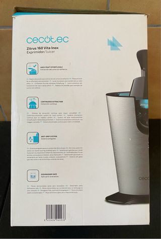 Exprimidor Cecotec Citrus 160 Vita Inox