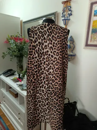 Vestido estampado leopardo