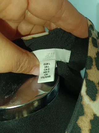 Vestido estampado leopardo