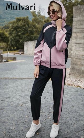 Giacca&pantalone SHEIN tagliaXL Rosa Antico & Nero