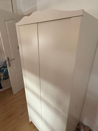 Armario infantil blanco madera