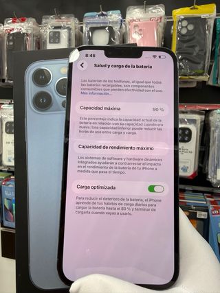iPhone 13 Pro Max 256GB Azul perfecto estado libre