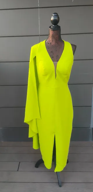 Vestido Rengin Alta Costura Amarillo