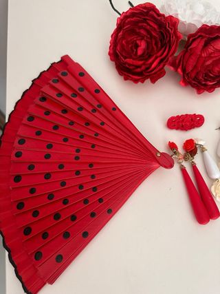 Vestido Flamenco Talla 36 + Complementos