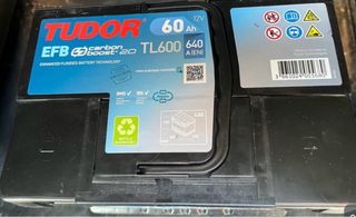 Batería Tudor TL600 EFB 60Ah 640A