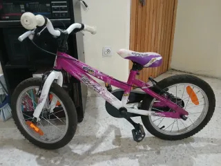 Bicicleta infantil morada