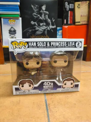 Funko Pop! Han Solo & Princess Leia Star Wars