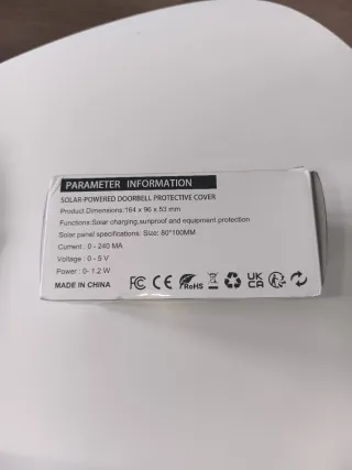 Videoportero WiFi con Panel Solar